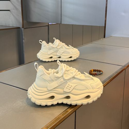 厚底流行男鞋日常男士鞋子春夏新款复古痞帅老爹鞋时尚休闲风网面主图
