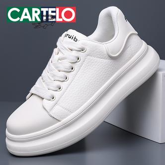 CARTELO/卡帝乐鳄鱼夏季新款透气软底百搭一脚蹬男士休闲板鞋主图