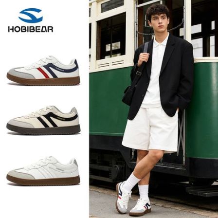 HOBIBEAR春夏季情侣款网面透气休闲百搭大头宽楦赤足鞋WS53157078