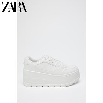 ZARA26春夏新款 女鞋 防水台厚底小白鞋运动鞋 5801610 001主图