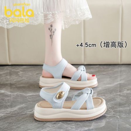 春夏新款厚底百搭时尚一脚蹬女鞋凉拖 -女生外穿凉鞋