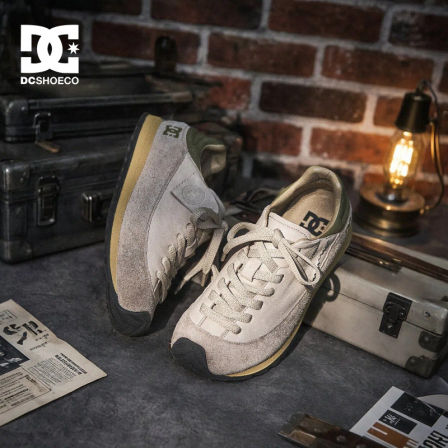 DCSHOES Moab 真皮德训鞋子男鞋2026夏超火山系阿甘鞋情侣休闲鞋