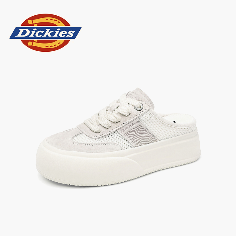 Dickies2026夏季新款透气女鞋半托懒人鞋百搭ins潮流薄款休闲板鞋主图