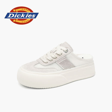 Dickies2026夏季新款透气女鞋半托懒人鞋百搭ins潮流薄款休闲板鞋