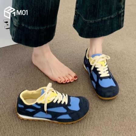 M01芭蕾德训鞋女新款秋季女鞋子网红百搭爆款阿甘鞋休闲运动板鞋