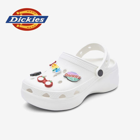 Dickies2026夏季新款透气女鞋cs防滑时尚凉鞋包头软底休闲洞洞鞋