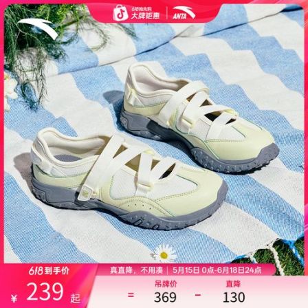 安踏芭蕾风凉鞋玛丽珍女凉拖鞋夏季新款潮流时尚透气运动鞋休闲鞋