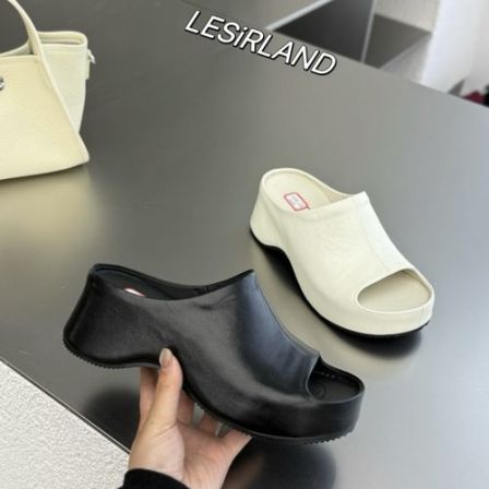 女士厚底复古百搭夏季外穿女款一字凉拖丹姐推荐