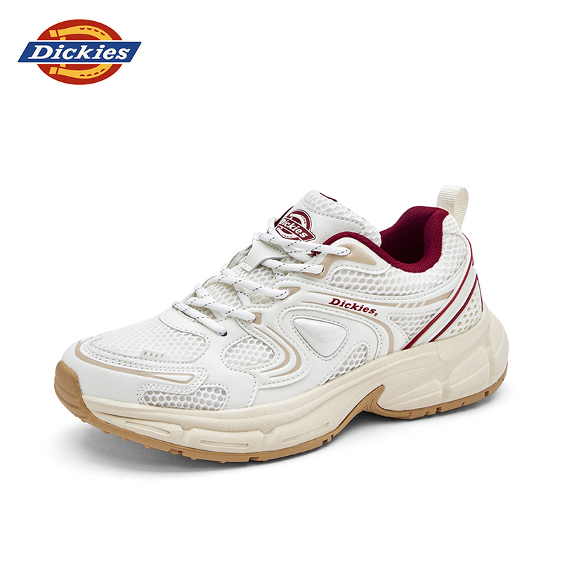Dickies2026年新款夏季户外透气低帮鞋系带百搭老爹鞋时尚休闲鞋主图