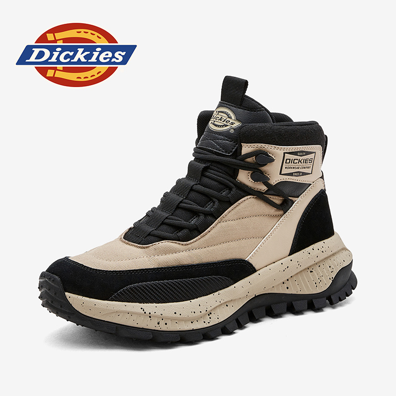 Dickies马丁靴男款2026新款男鞋春季中帮工装靴子男士户外沙漠靴主图