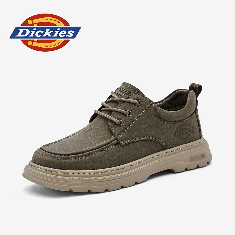 Dickies2026春季新款男士皮鞋百搭工装鞋春季休闲低帮鞋老钱风主图