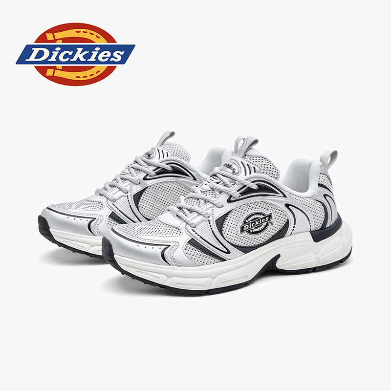 Dickies25新款透气男鞋百搭网面低帮鞋季舒适厚底复古时尚休闲鞋主图