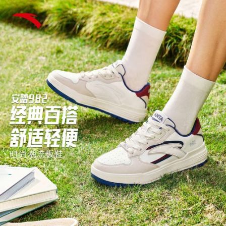 安踏982｜情侣时尚板鞋夏季新款透气运动休闲女鞋官方正品鞋子男鞋
