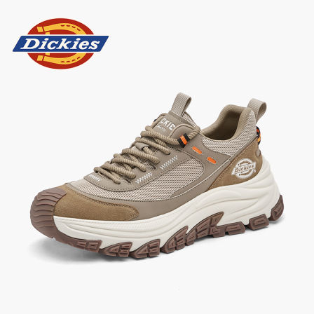 Dickies2026新款百搭低帮男鞋网面防滑耐磨工装低帮鞋时尚休闲鞋