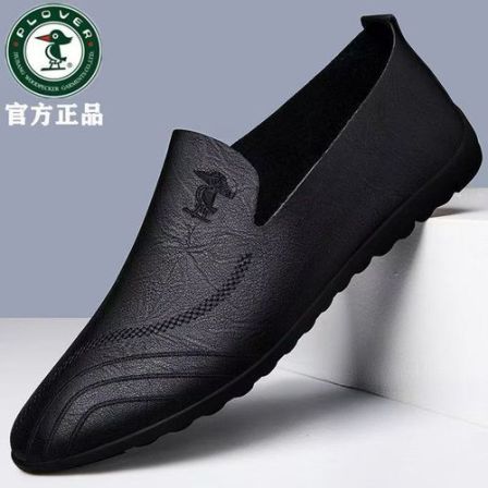 PLOVER男士夏季新款透气防滑时尚百搭软底休闲一脚蹬爸爸鞋潮流