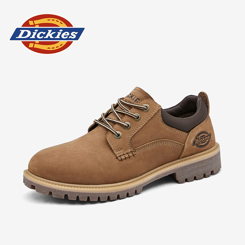 Dickies男士老钱风厚底低帮圆头复古户外休闲车缝线马丁靴英伦风主图