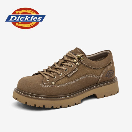 Dickies春季新款老钱风工装鞋百搭复古拼色低帮鞋时尚透气潮流