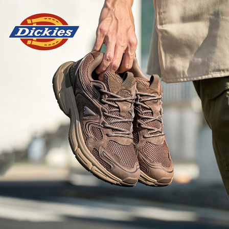 Dickies2026透气时尚男鞋休闲复古舒适低帮鞋轻便防滑老爹运动鞋