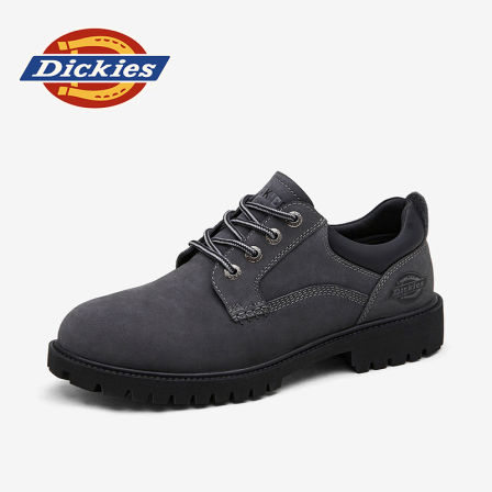 Dickies男士老钱风厚底低帮圆头复古户外休闲车缝线马丁靴英伦风