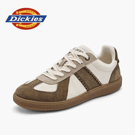 Dickies2026新款日常系带男子低帮鞋休闲健步轻便橡胶耐磨德训鞋