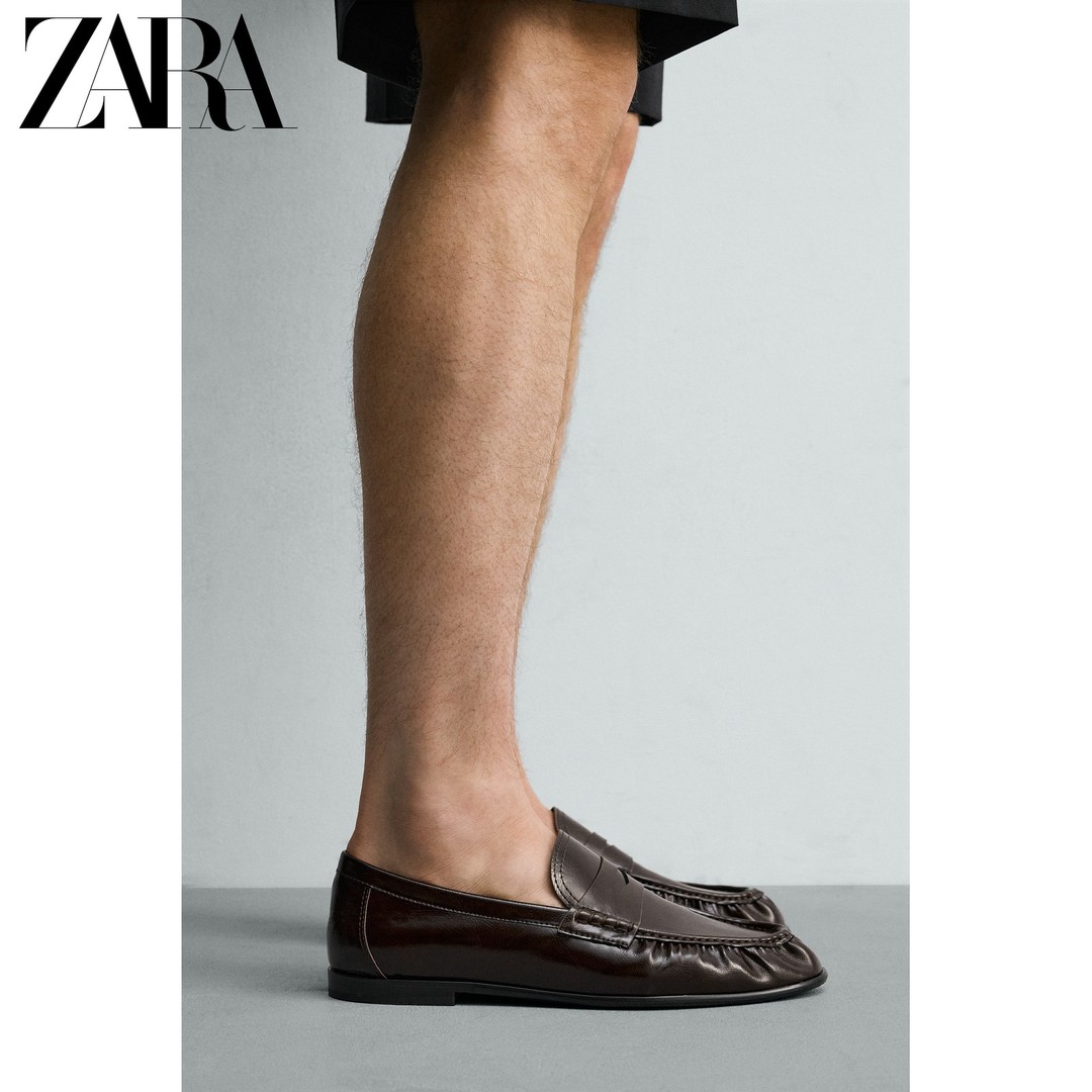 ZARA26夏季新款 男鞋 口袋盖正装船鞋 2685720 624主图