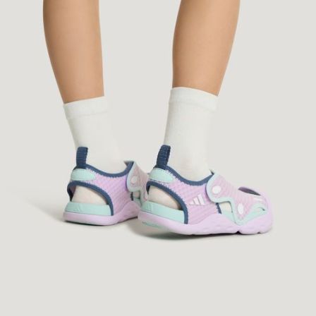 adidas/阿迪达斯【海浪星】2026年夏季新款小童包脚休闲凉鞋LA2702