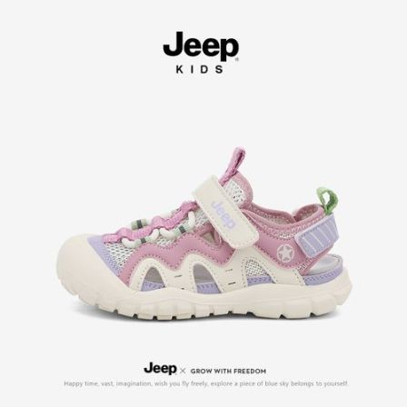 jeep儿童溯溪鞋男童2026新款凉鞋夏季软底防滑女童溯溪运动沙滩鞋