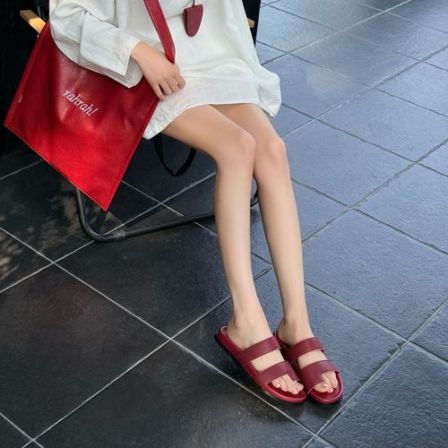 小发喵正品「双带露趾极简拖｜潮领都市型格单品之选」333