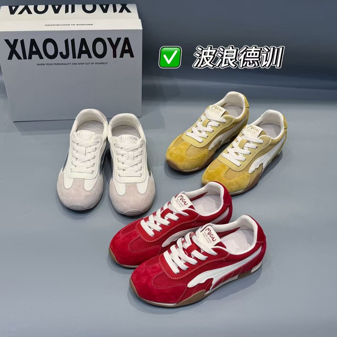 XIAOJIAOYA【波浪德训】“2026夏季时尚百搭透气德训鞋（跟高约5）主图