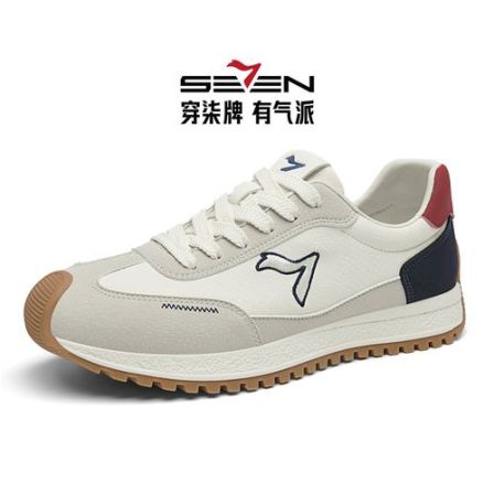 柒牌男鞋夏季透气撞色休闲鞋男士开车专用鞋时尚百搭软底德训鞋子