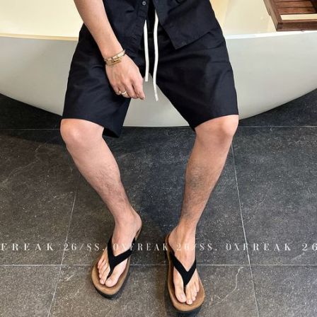 OXFREAK 极简高级感/男士夹脚人字拖鞋/夏季磨砂质感鞋轻熟慵懒