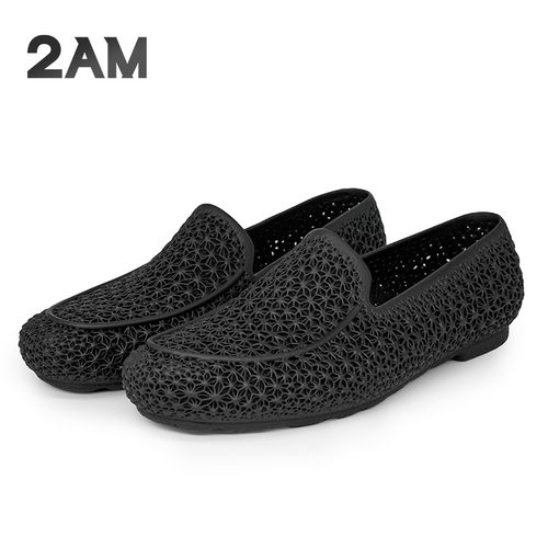 2AM｜2026春夏新品3D科技打印鞋圆头休闲皮鞋软底乐福鞋豆豆鞋男主图
