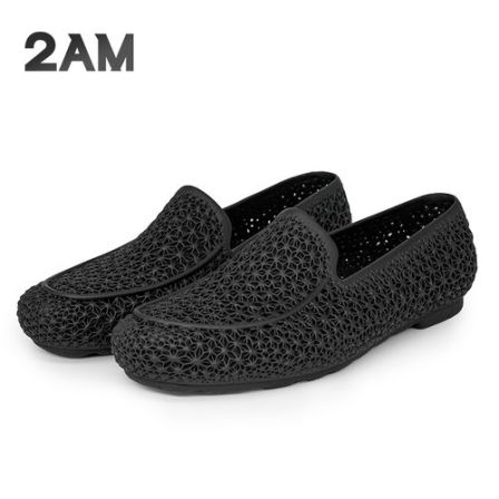 2AM｜2026春夏新品3D科技打印鞋圆头休闲皮鞋软底乐福鞋豆豆鞋男