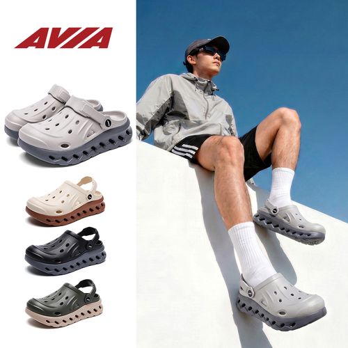 【蔡徐坤代言】AVIA爱威亚26夏新品男款凉鞋亲子款洞洞鞋 AWY9150主图