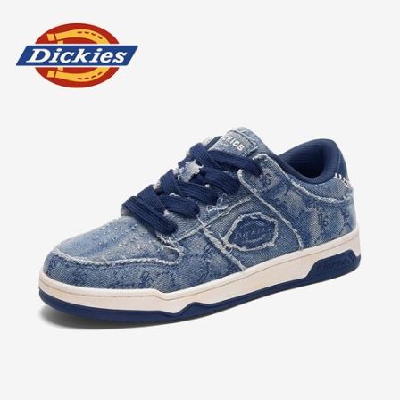 Dickies男鞋2026夏季新款牛仔风低帮板鞋休闲百搭男士款休闲板鞋