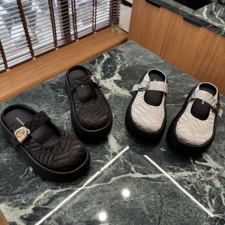 跟高5cm | 玛丽珍软底轻便休闲鞋透气板鞋女鞋子;ECX55079