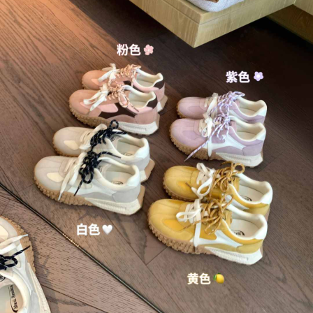【苏茵茵】爆米花鸳鸯带~5CM厚底增高休闲鞋女德训鞋E5109042
