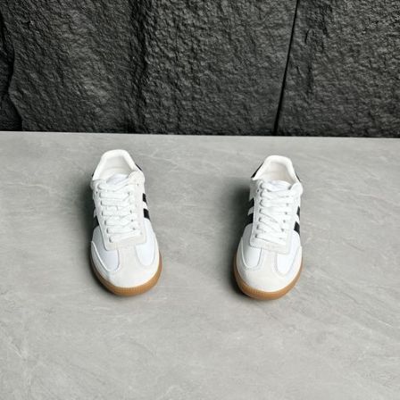 大龙甄选~牛皮/百搭休闲真皮德迅小白鞋228-4