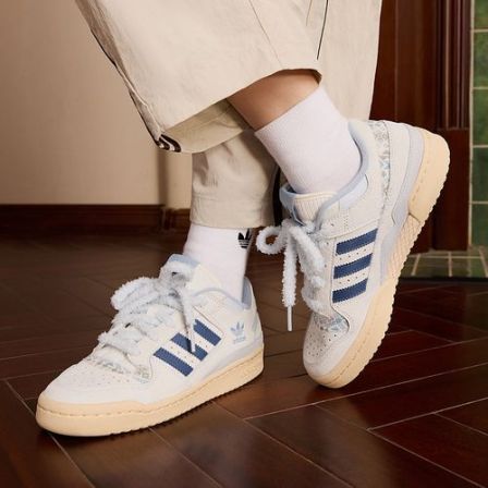 adidas阿迪达斯三叶草2026春女FORUM休闲篮球风板鞋运动鞋 KJ4299