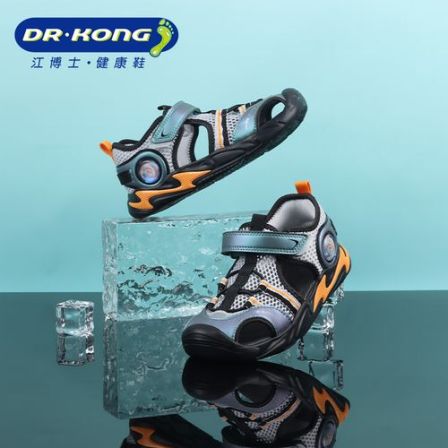 DR·KONG/江博士·健康鞋夏季男童三段全接触包头凉鞋1S10A2032DM0