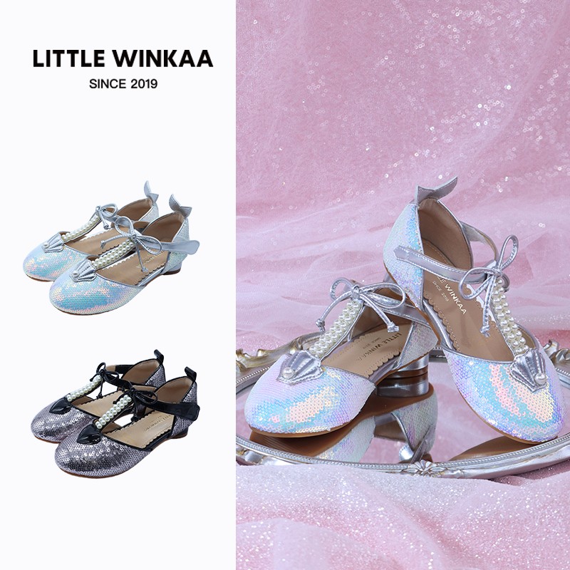 Littlewinkaa新款夏季儿童公主鞋凉鞋主图