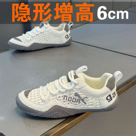 阿甘男鞋夏季透气网面镂空休闲板鞋超火运动韩版潮流百搭小白潮鞋