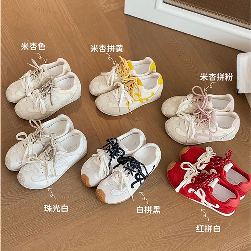 【苏茵茵】网面小歪头德训~夏季内增高运动休闲鞋粉彩风E6209028主图