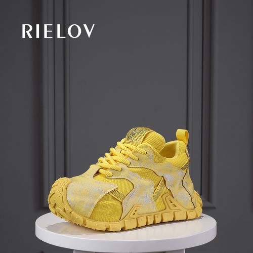 【RIELOV】增高7cm时尚潮流百搭2026女士运动休闲鞋粉丝专属26818-2主图