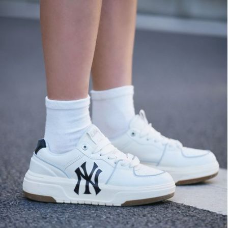 MLB官方 男女粉彩风复古板鞋休闲鞋学长鞋明星同款M22NSXCA1