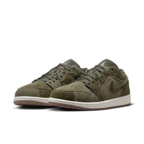 NIKE/耐克官方正品AJ1男子绿橄榄低帮百搭休闲板鞋 FQ3055-300主图