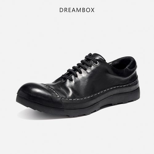 DREAMBOX钧博重水洗马皮包头解放鞋舒适透气日常徒步户外休闲鞋主图
