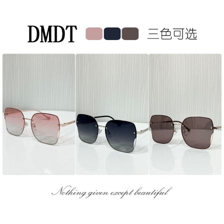 【DMDT服饰】2026夏季新品 “锋芒”显脸小轻奢气质时尚休闲墨镜J2611