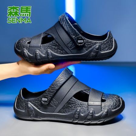 森马爆款男士夏季新款休闲防滑外穿两用开车运动防滑沙滩拖鞋男款