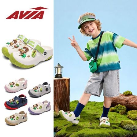 【蔡徐坤代言】AVIA爱威亚26夏季新款洞洞鞋户外儿童亲子鞋 AWY9210